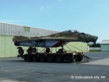 al MiG-29 rozril expozciu Slovenskho technickho mzea