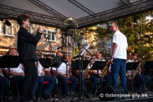 Na Festivale dychových hudieb Valaská  opäť nechýbali príslušníci Vojenskej hudby Banská Bystrica